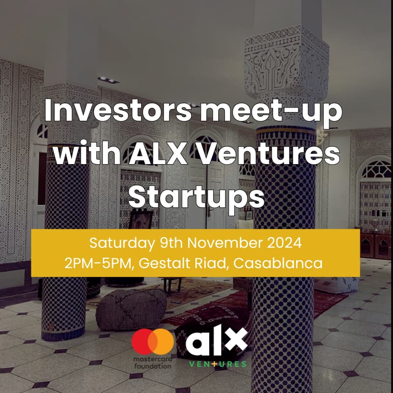 Investors meet-up with ALX Ventures Startups · Luma