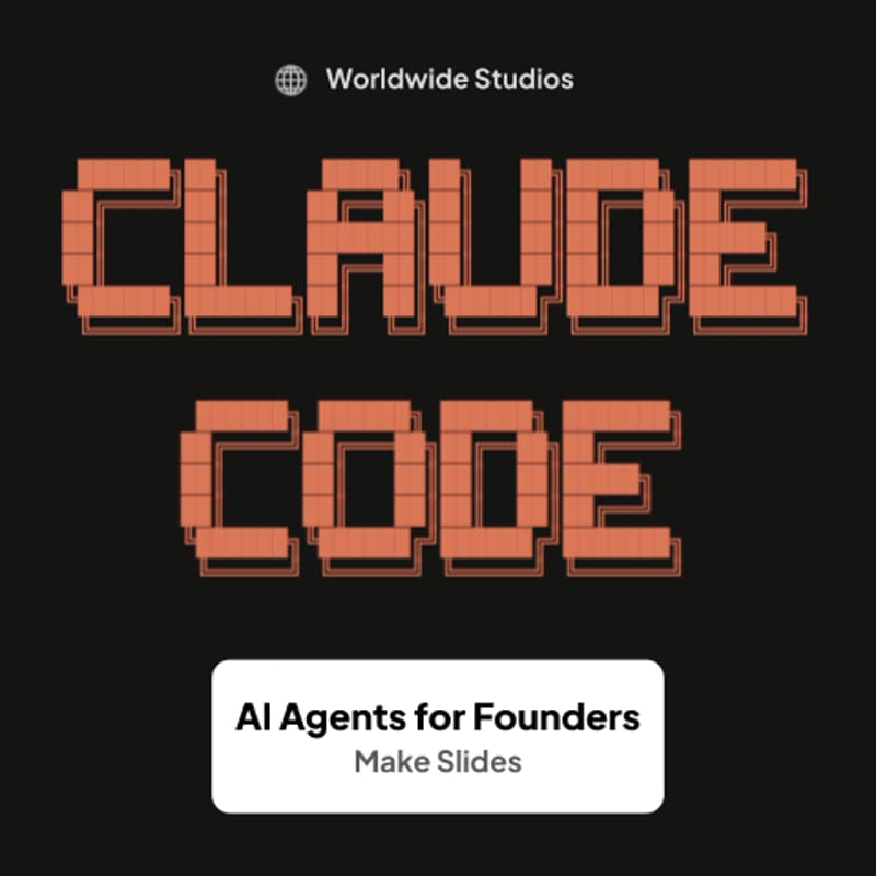 Cover Image for AI Agents for Founders: Custom Slides with Agent Skills in Claude Code