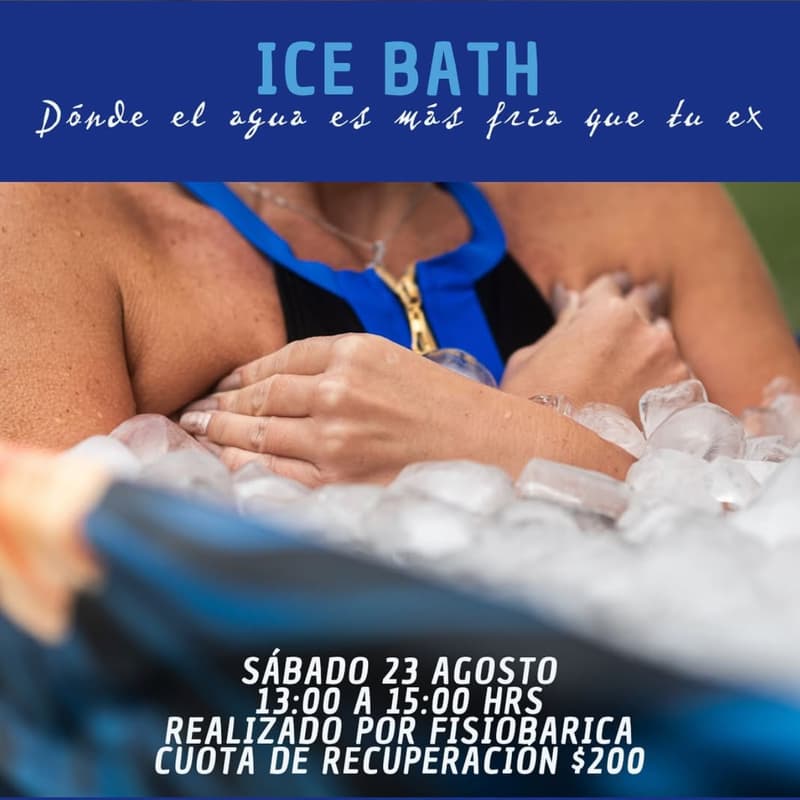 Cover Image for Ice bath 🧊🥶 ¡Sumérgete en hielo! - Fisiobarica