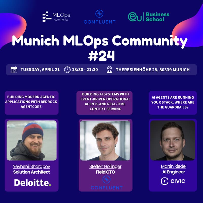 Cover Image for Munich MLOps Community Meetup #24