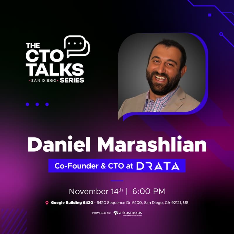 Cover Image for SD CTO Talks | Daniel Marashlian, CTO at DRATA