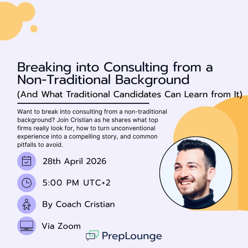 Cover Image for Breaking into Consulting from a Non-Traditional Background