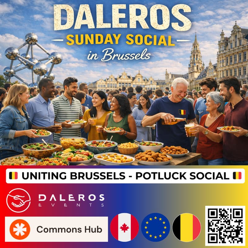 Cover Image for π§πͺπͺπΊπ¨π¦ UNITING BRUSSELS - FREE POTLUCK SOCIAL - SPRING CELEBRATION! π