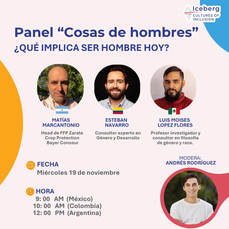 Cover Image for Panel: Cosas de hombres ¿Qué implica ser hombre hoy?
