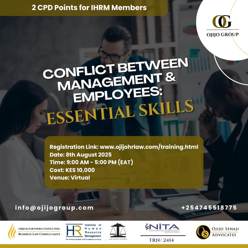 Cover Image for Conflict Between Management & Employees: Essential Skills.
