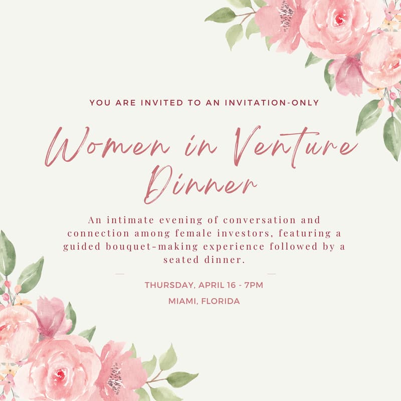 Cover Image for Women in Venture Dinner