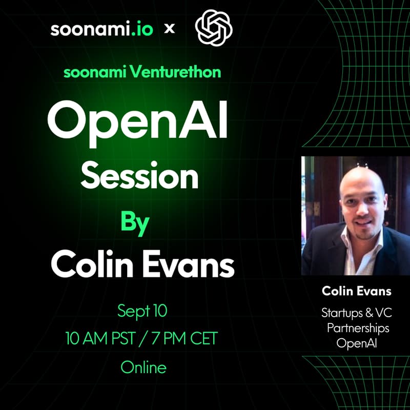 Cover Image for OpenAI session | soonami Venturethon