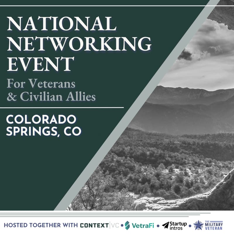 Cover Image for Colorado Springs Military Veteran & Allies Networking