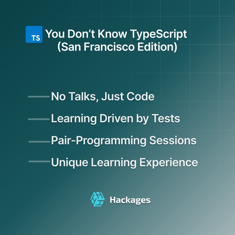 Cover Image for You Don't Know TypeScript (SF Edition)