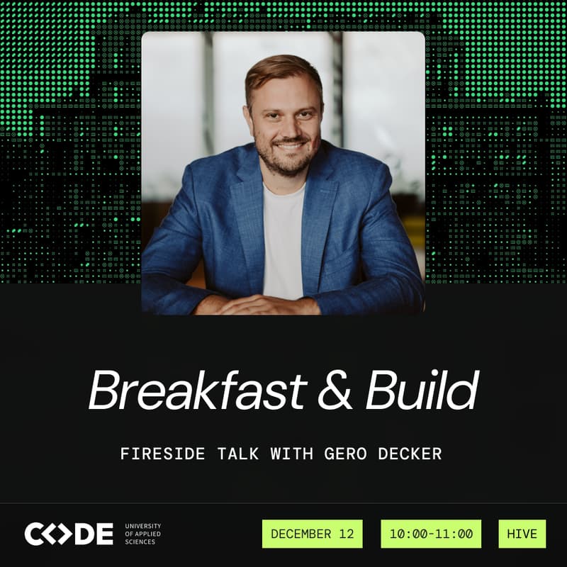 Cover Image for Breakfast & Build: Fireside Talk with Gero Decker