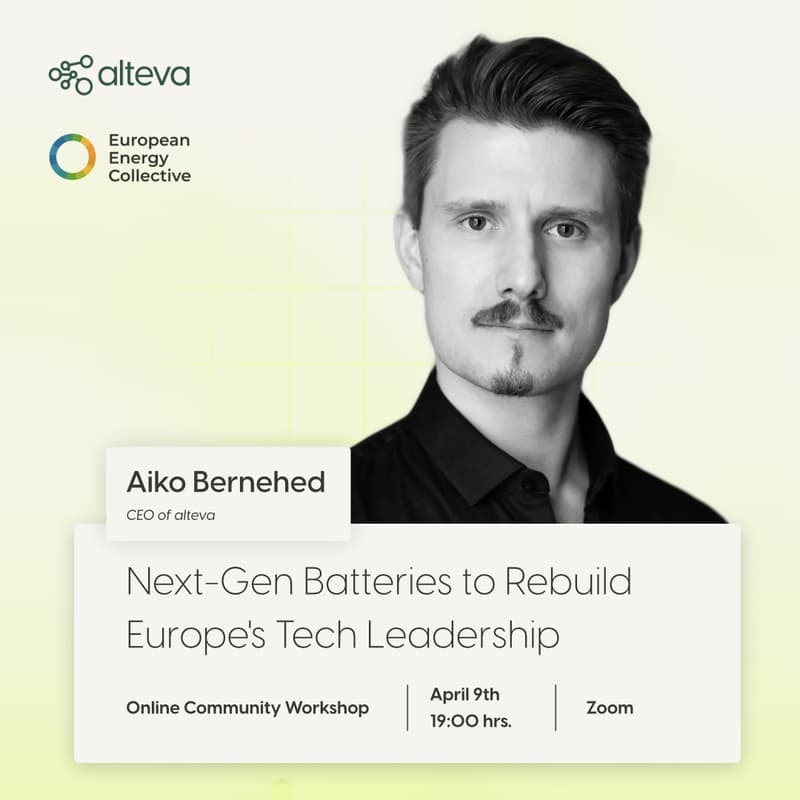 Cover Image for EEC x alteva – Next-Gen Batteries to Rebuild Europe's Tech Leadership