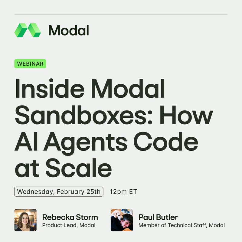 Cover Image for Inside Modal Sandboxes: How AI Agents Code at Scale