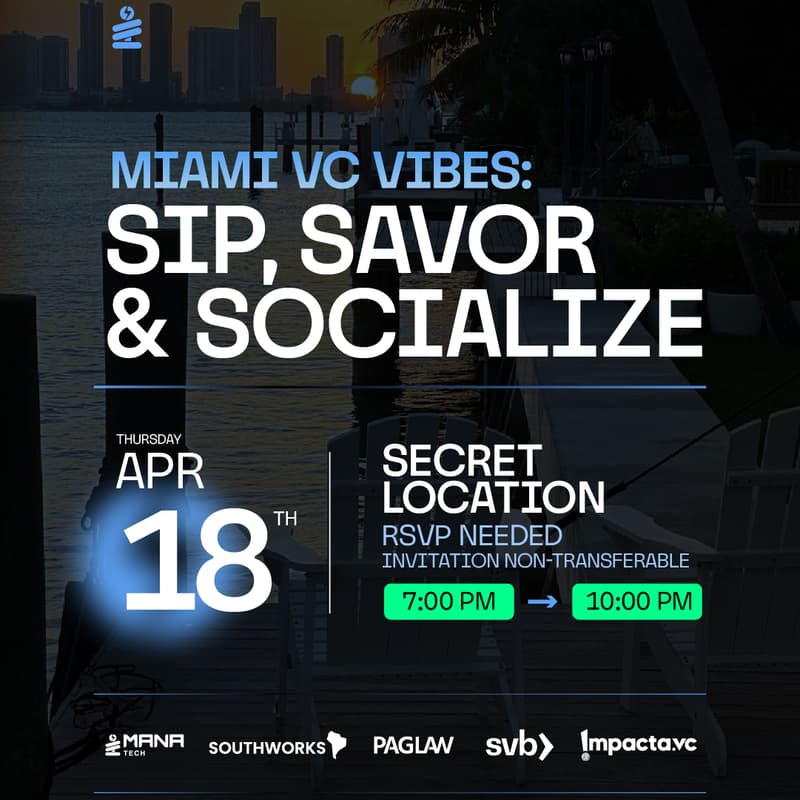 Cover Image for Miami VC Vibes: Sip, Savor & Socialize ✨