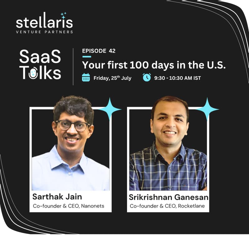 Cover Image for SaaS Talks #42: Your first 100 days in the U.S.