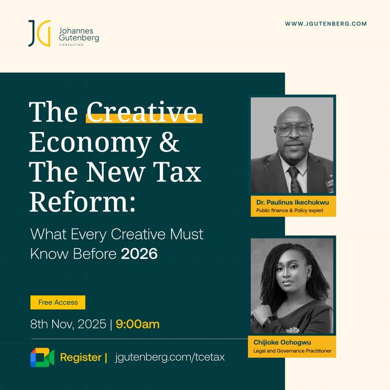 Cover Image for The Creative Economy & The New Tax Reform: What Every Creative Must Know Before 2026