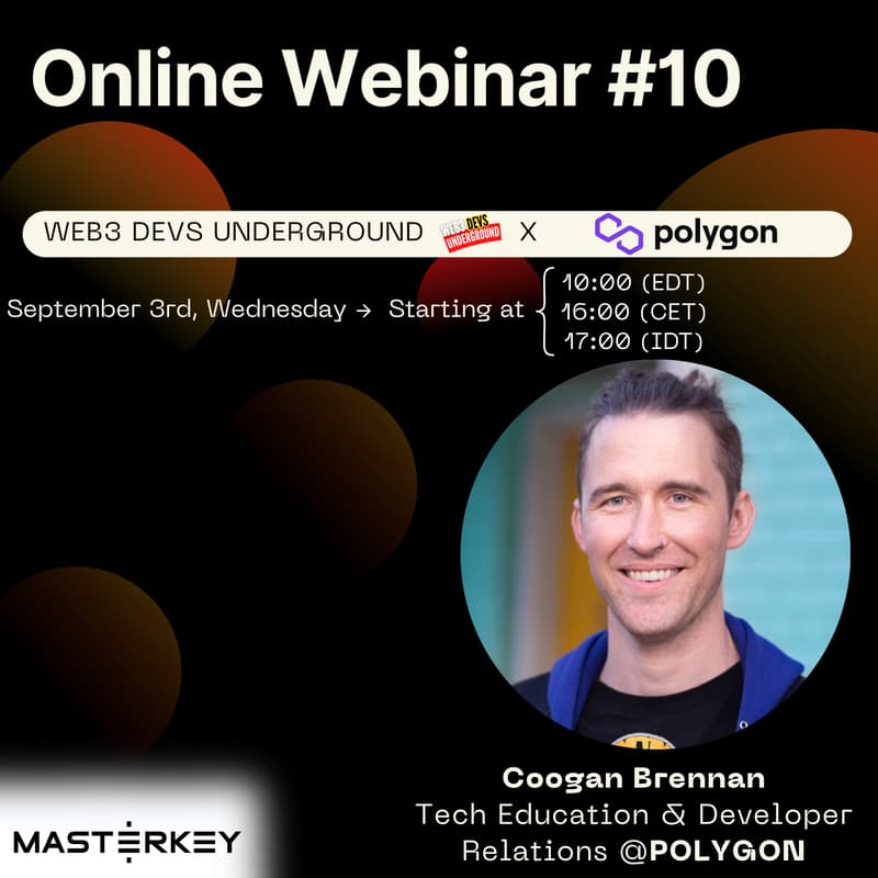 Cover Image for Online Webinar #10 – Building with Polygon