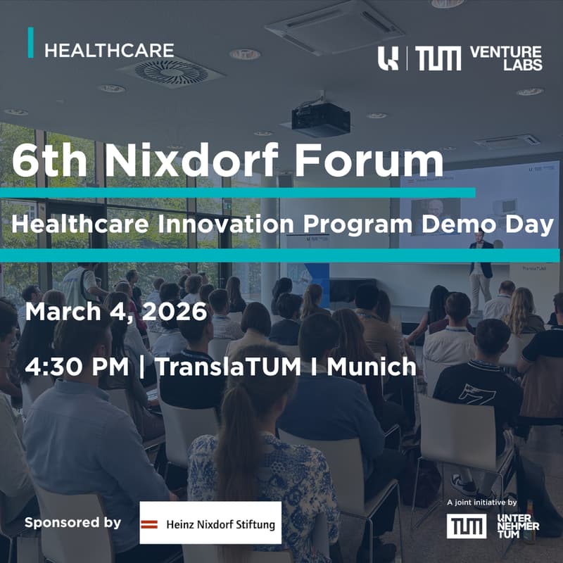 Cover Image for 6th Nixdorf Forum: Healthcare Innovation Program (HIP) Demo Day