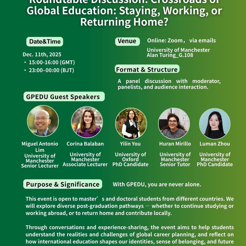Cover Image for GPEDU Winter Series 2-PGR Career Development