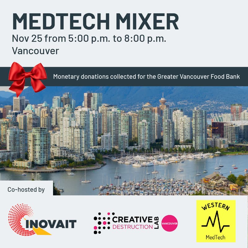 Cover Image for INOVAIT Medtech and Digital Health Networking Mixer (Vancouver)