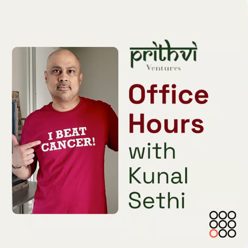 Cover Image for Investor Office Hours w/ Prithvi Ventures