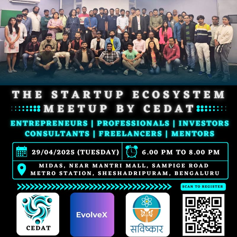 Cover Image for The Startup Ecosystem Meetup by CEDAT