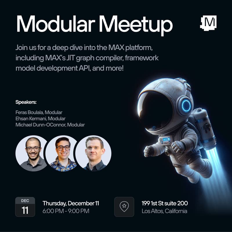 Cover Image for Modular Meetup: Inside the MAX Platform