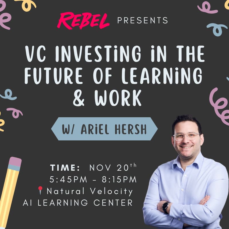 Cover Image for VC Investing in the Future of Learning & Work w/ Ariel Hersh @ SEEK Investments