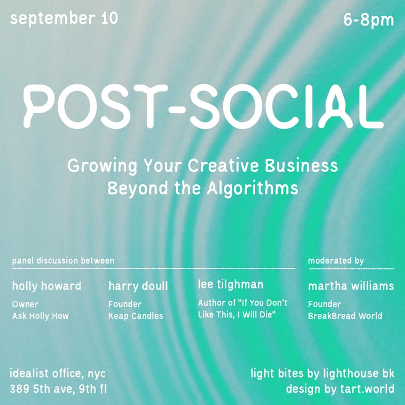 Cover Image for Post-Social: Growing Your Creative Business Beyond the Algorithms