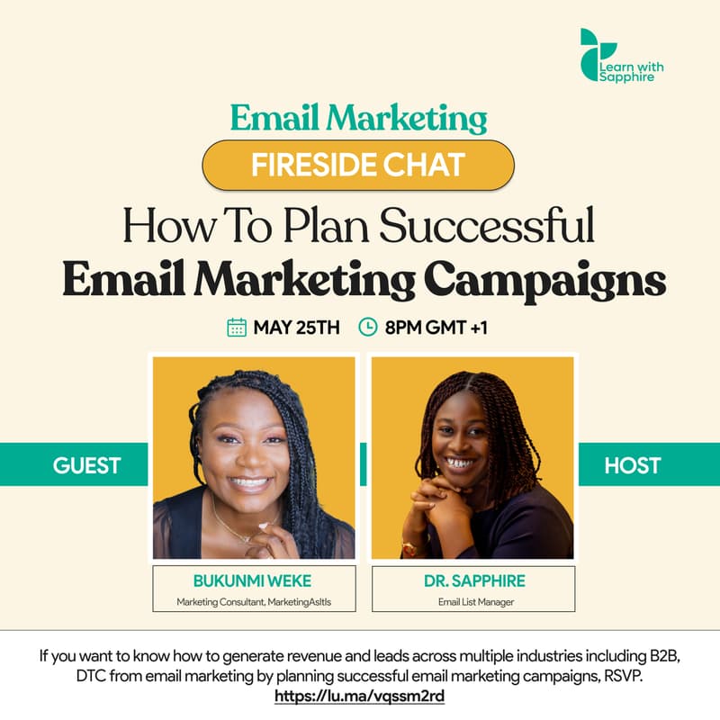 Cover Image for Email Marketing Fireside Chat: How To Plan Successful Email Marketing Campaigns.