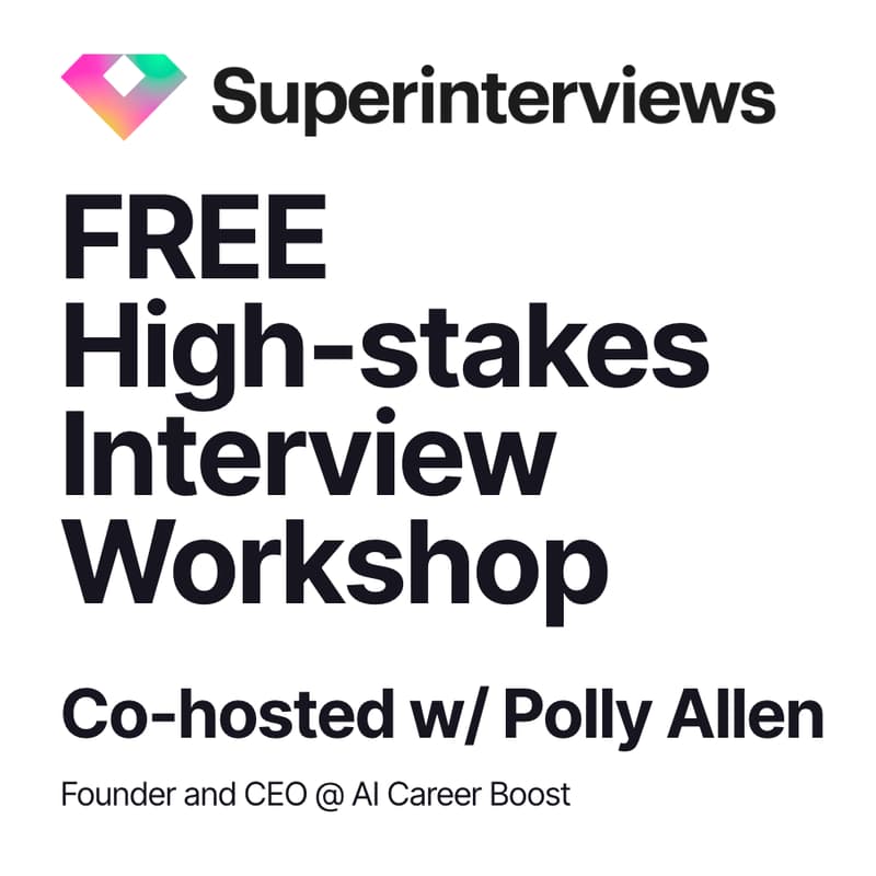 Cover Image for [Free Workshop] High-Stake AI Product Interviews With Ex-Alexa AI Principal Product Manager