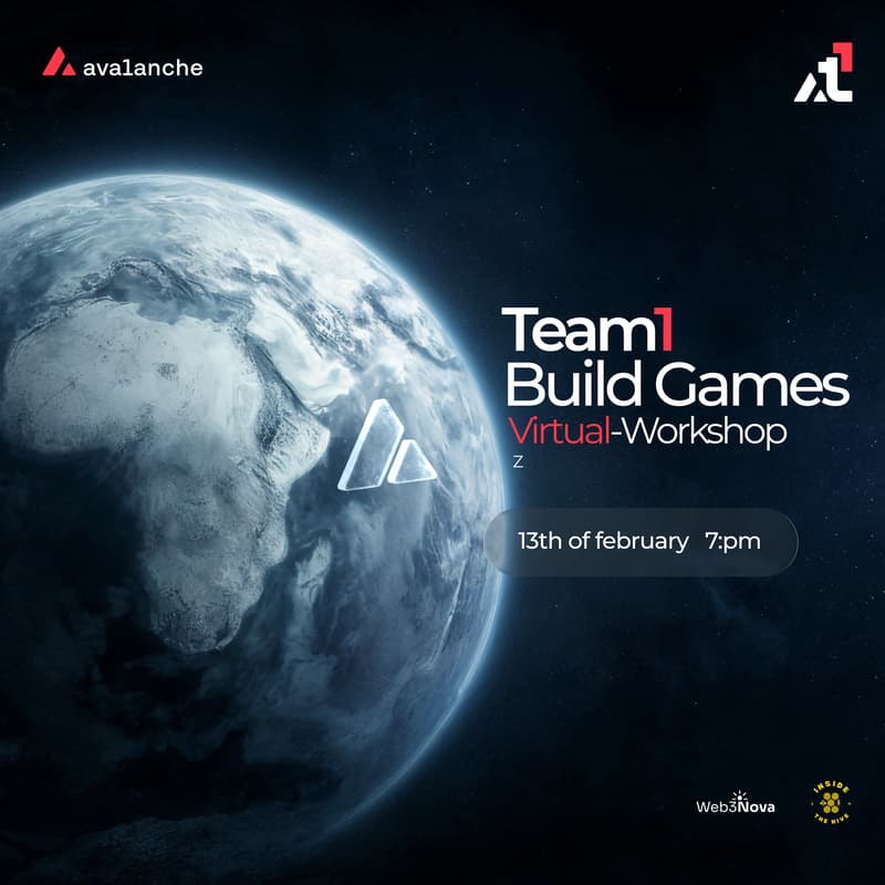 Cover Image for Team1 Build Games Virtual Workshop with Web3Nova