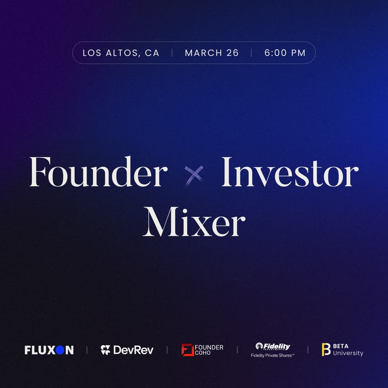 Cover Image for Founder x Investor Mixer