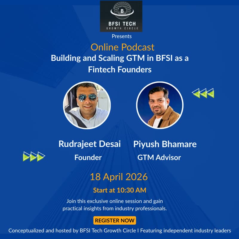 Cover Image for Building and Scaling GTM in BFSI as a Fintech Founder