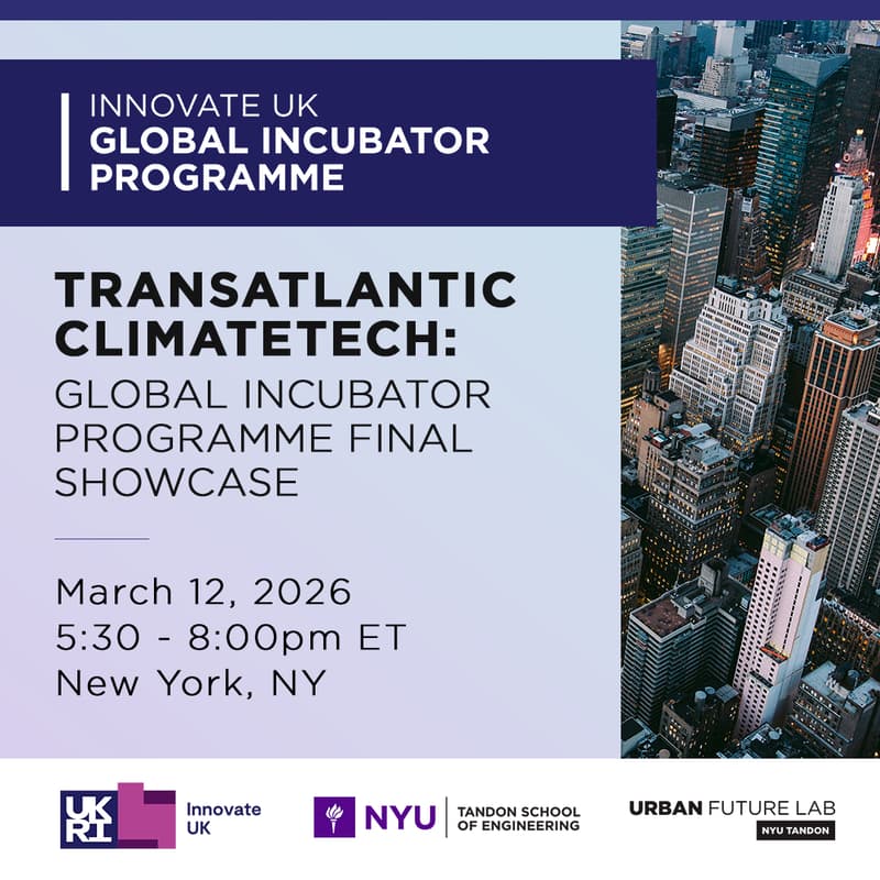 Cover Image for Transatlantic Climatetech: Global Incubator Programme Final Showcase