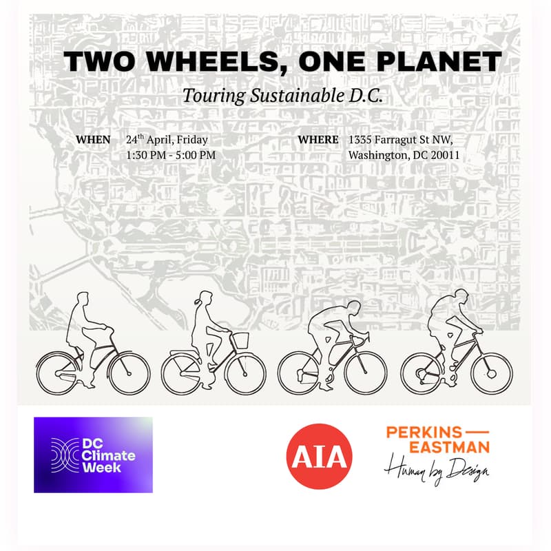 Cover Image for Two Wheels, One Planet: Touring Sustainable DC