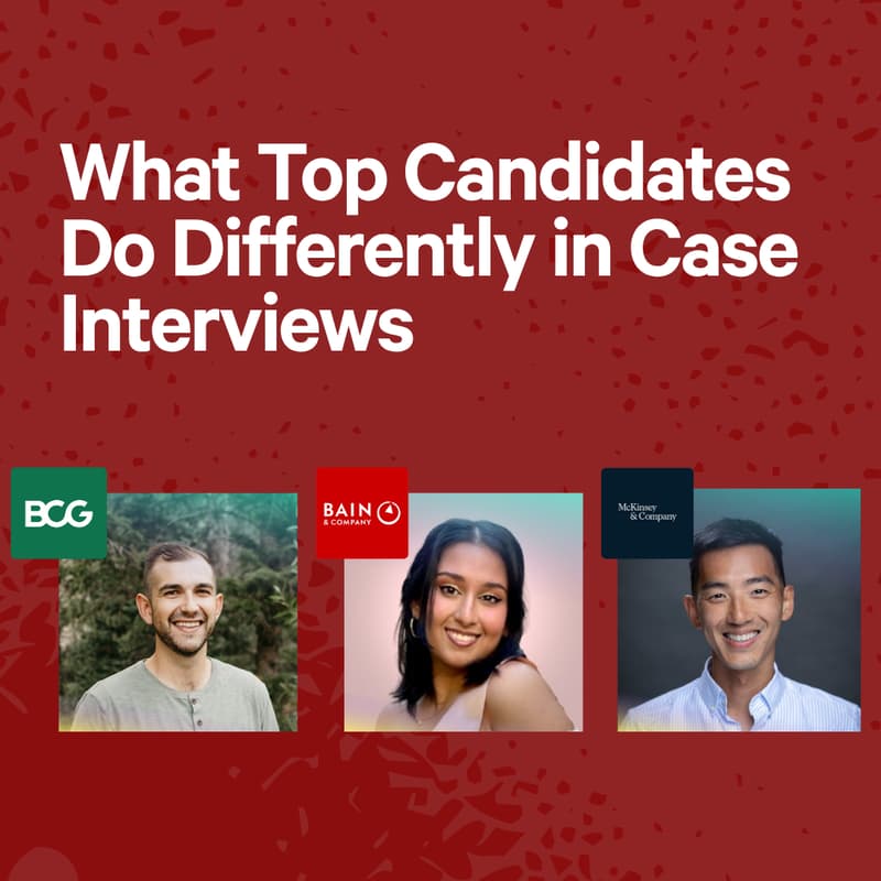Cover Image for What Top Consulting Candidates Do Differently in Case Interviews