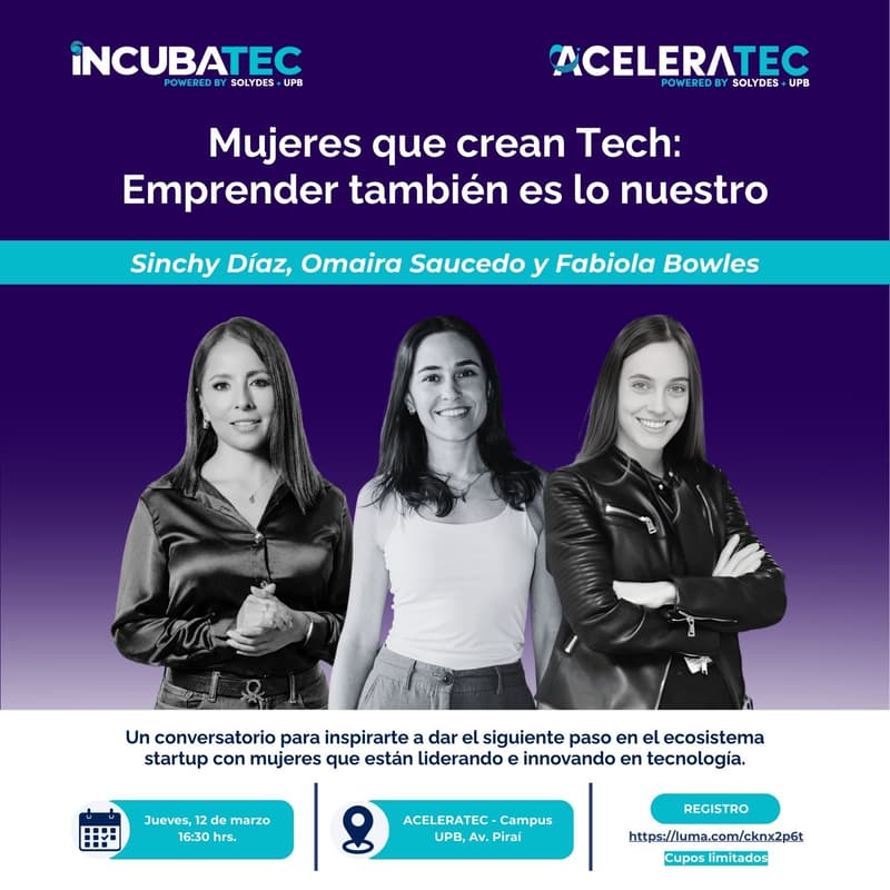 Cover Image for Mujeres que crean Tech: Emprender también es lo nuestro
