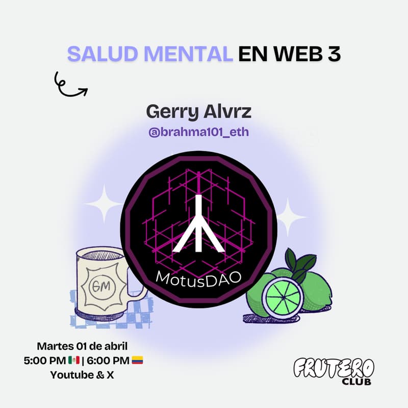 Cover Image for Frutero Talk #010 - Salud mental en Web3