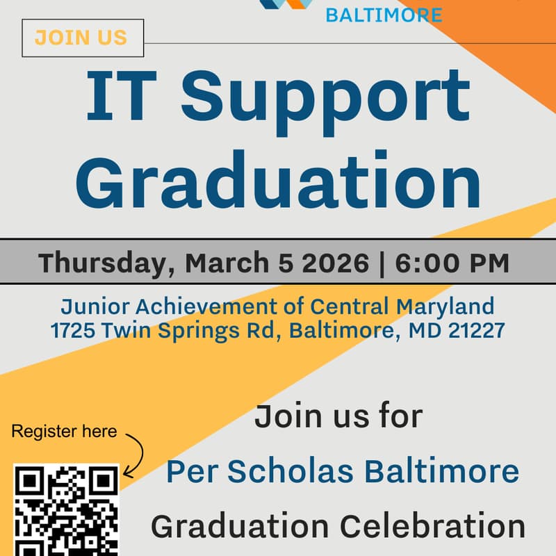 Cover Image for Per Scholas Baltimore IT Support Graduation