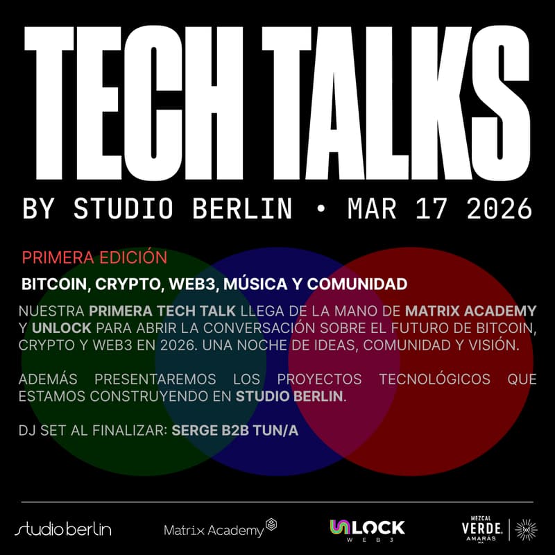 Cover Image for Tech Talks by Studio Berlin — Primera Edición
