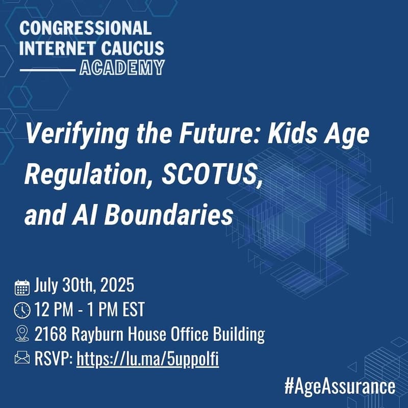 Cover Image for Verifying the Future: Kids Age Regulation, SCOTUS, and AI Boundaries