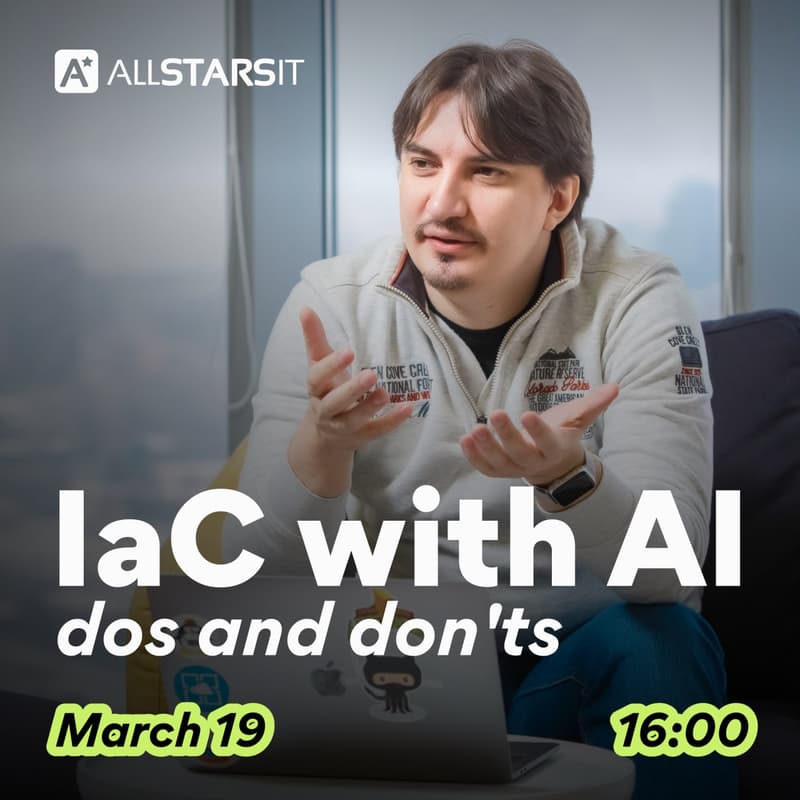 Cover Image for ALLSTARSIT Tech Meetup: IaC with AI - dos and don'ts