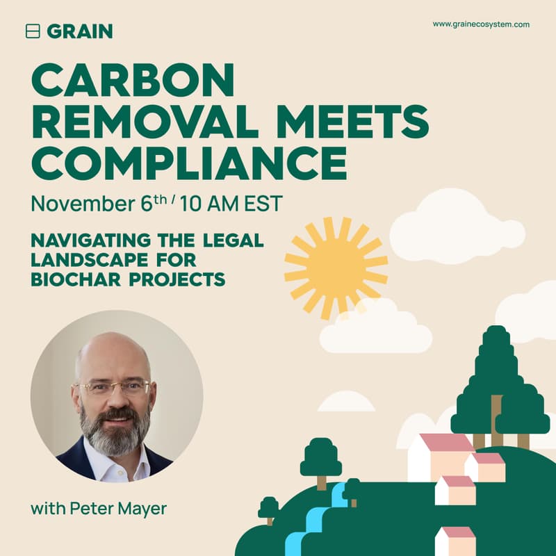 Cover Image for Carbon Removal Meets Compliance: Navigating the Legal Landscape for Biochar Projects