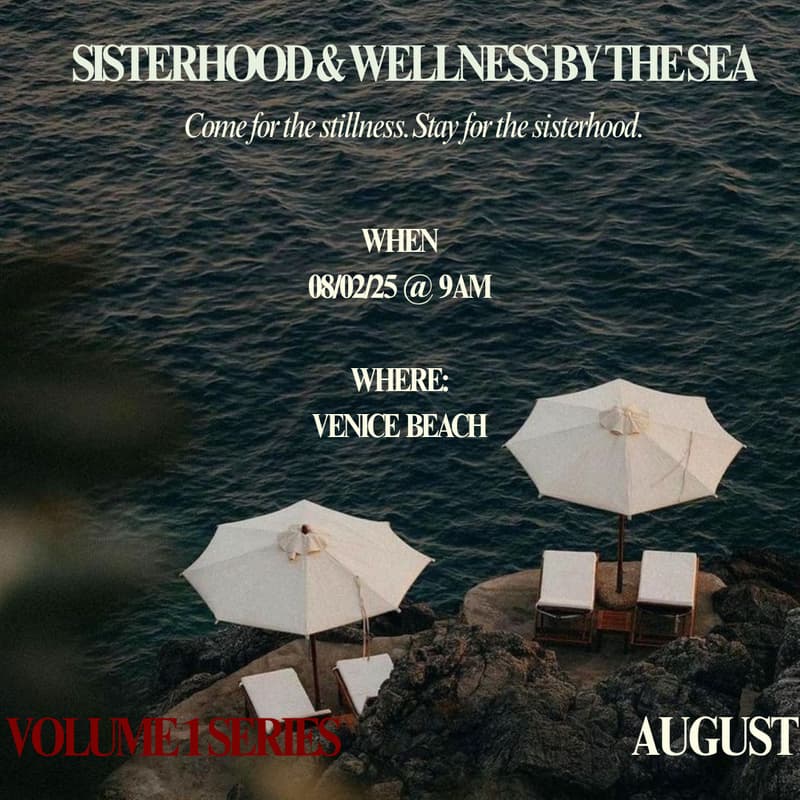 Cover Image for SISTERHOOD & WELLNESS BY THE SEA