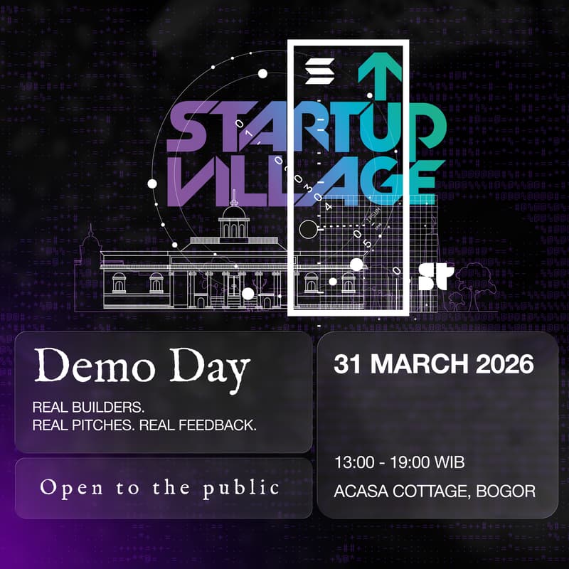 Cover Image for Startup Village Bogor: Demo Day