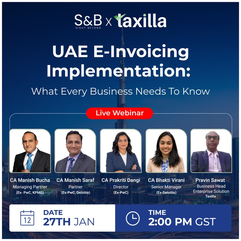 Cover Image for An Exclusive Webinar: UAE E-Invoicing Implementation: What Every Business Needs to Know