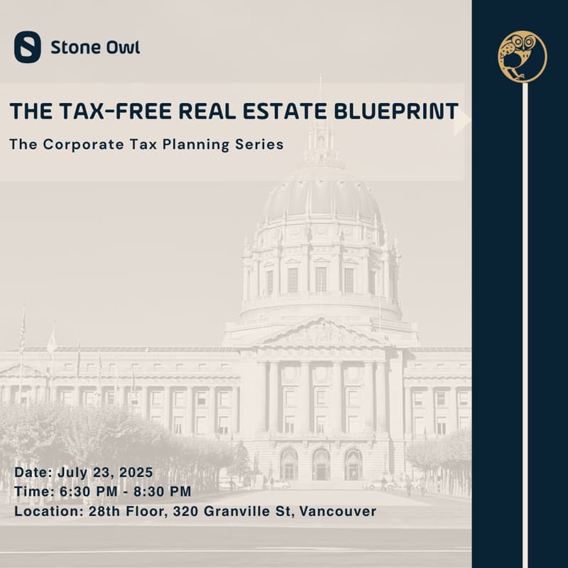 Cover Image for The Tax-Free Real Estate Blueprint | The Corporate Tax Planning Series