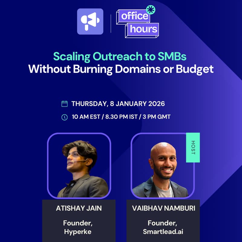 Cover Image for Scaling Outreach to SMBs Without Burning Domains or Budget
