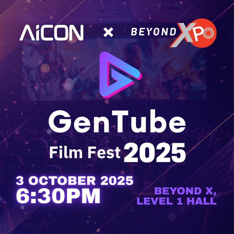 Cover Image for GenTube Film Fest 2025 - AI CON x BeyondXPO