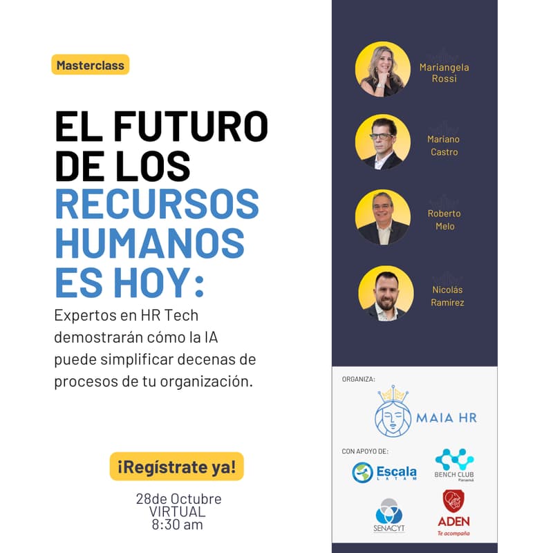 Foto de portada de Masterclass vr: "El Futuro de Recursos Humanos es Hoy: Cómo la IA Puede Redefinir tu Organización"